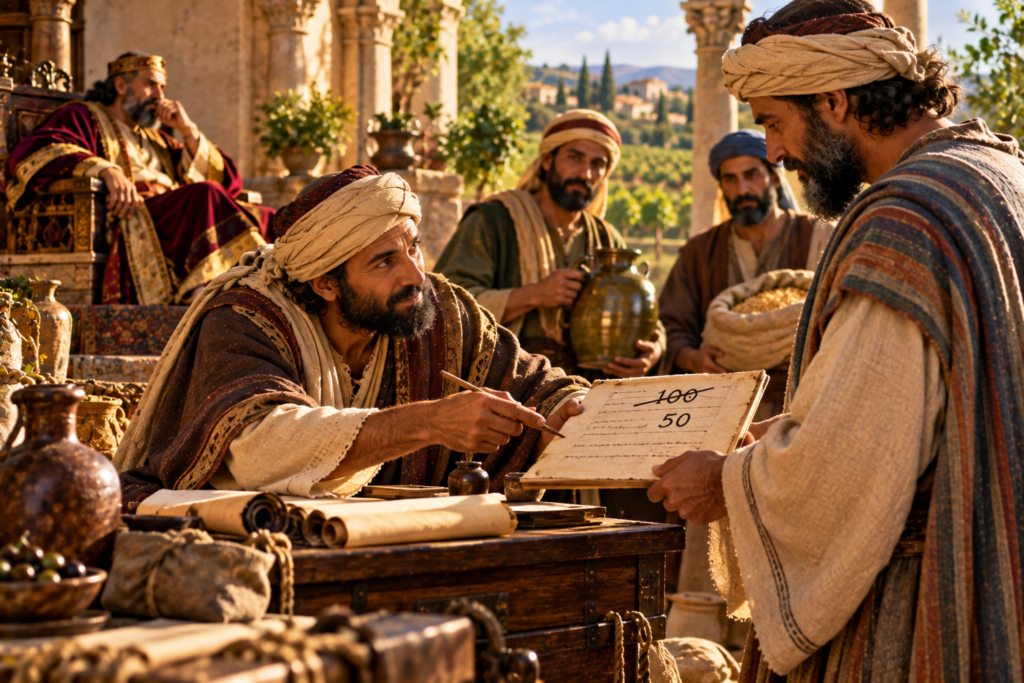the dishonest steward’s ledger