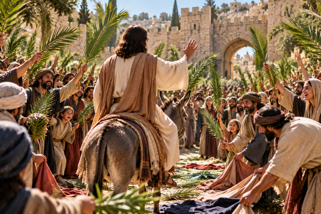 triumphal entry into jerusalem